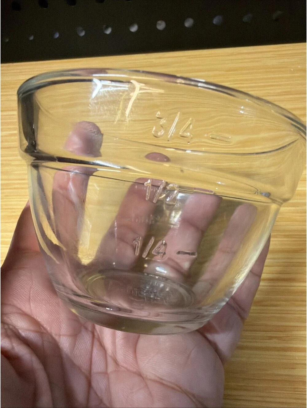 Pampered Chef - Glass Measuring Bowl - 175 ml